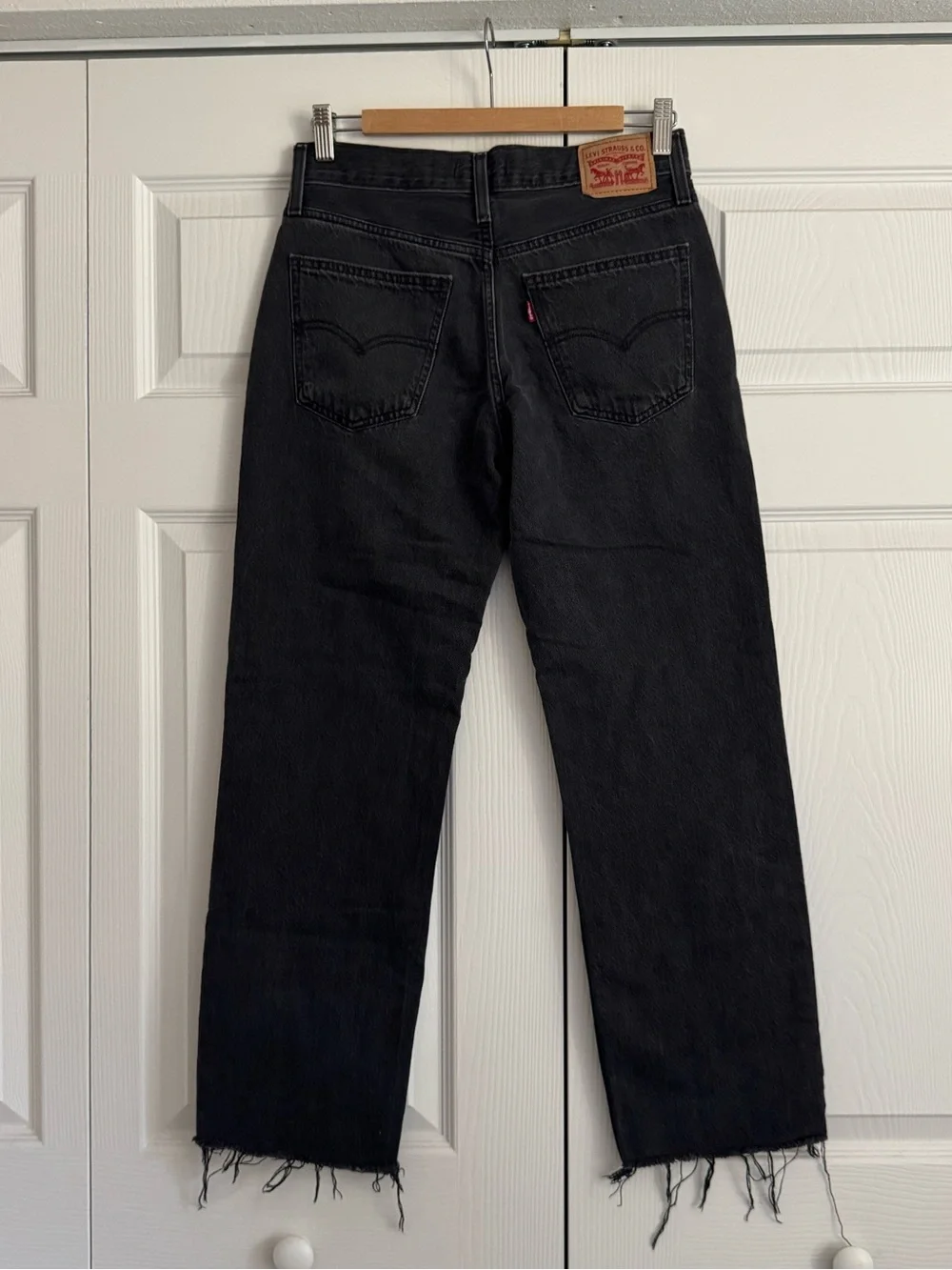 Levi’s Low Pro Straight Jeans - Raw Hem